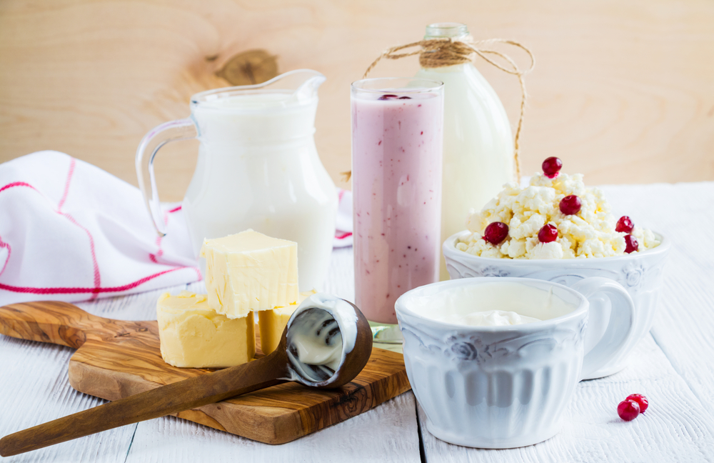 Curd Cheese in a Glass Jar